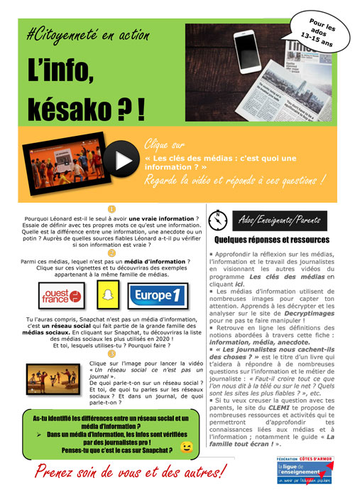 Citoyenneté en action -L'info kesako
