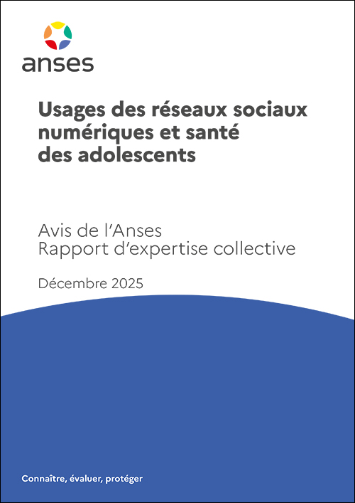 2026 rapport Anses usages réseaux sociaux et santé des adolescents