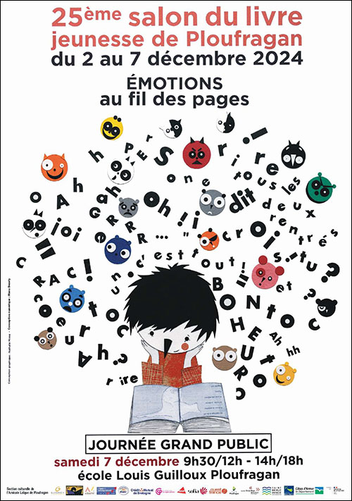 Affiche Salon du livre jeunesse de Ploufragan