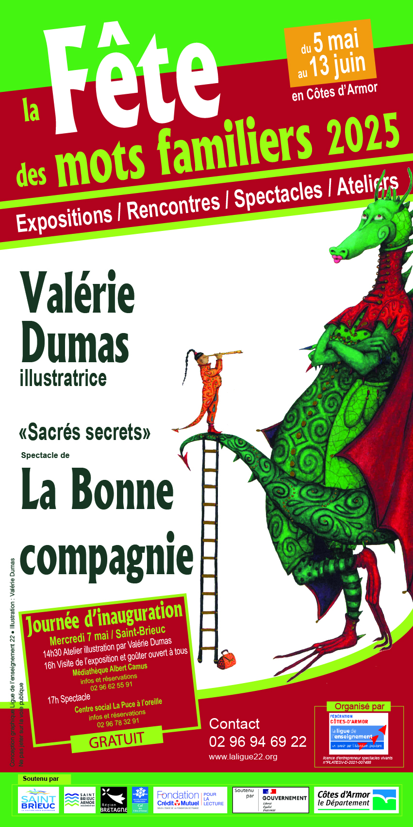 Affiche Fête des mots familiers 2025