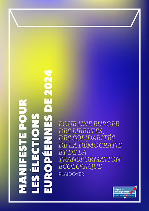 Couv plaidoyer élections européennes juin 2024