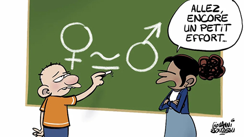 Formation éducation égalitaire - Dessin Giovanni Jouzeau