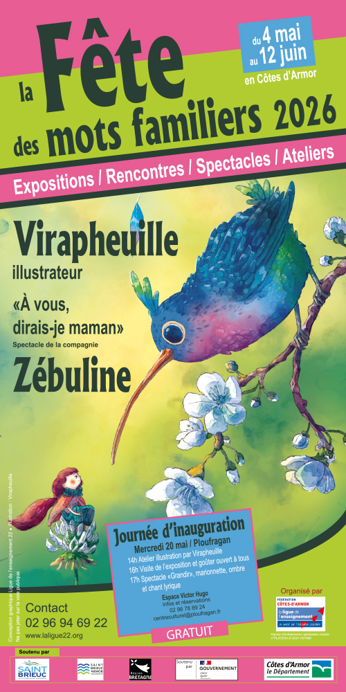 Fête des mots familiers 2026 - Affiche web