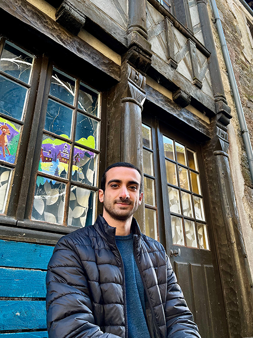 Hamza Hamami - volontaire du Corps européen de solidarité